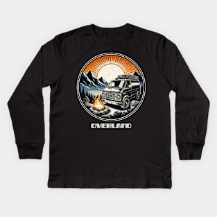 Overland Ford Van Kids Long Sleeve T-Shirt